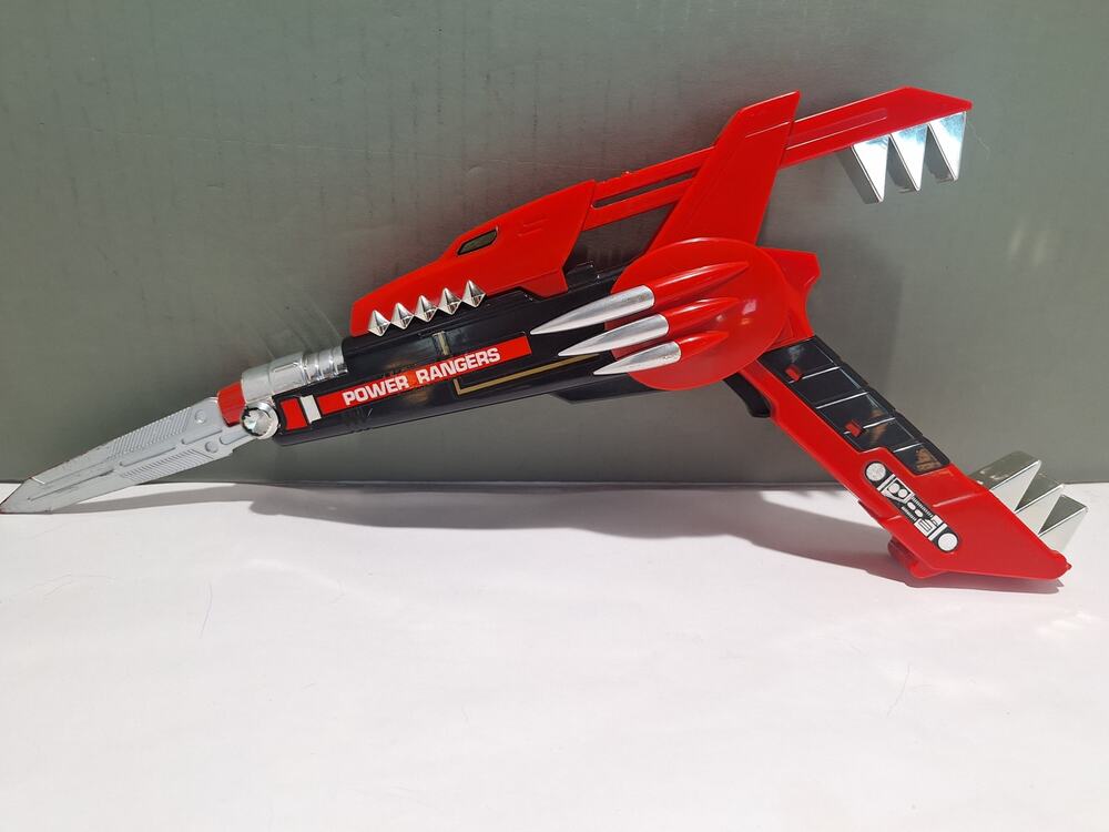 Bandai 1991 Mighty Morphin Power Rangers Dino Megazord Red Dragon Power Sword
